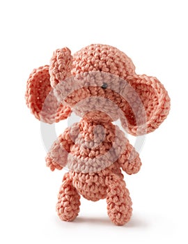 Crocheted amigurumi toy