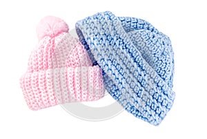 Crocheted Baby Hats for Boy and Girl