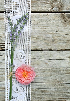 Crocheted Lace and Flowers