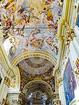 The Crocifisso church in Casa Santuario di Santa Caterina. Siena, Italy