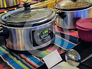 Crock Pots In A Chili Cook Off Contest