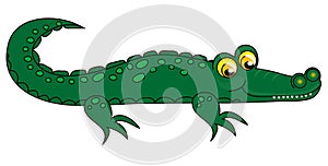 Crocodile clip-art.