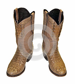 Crocodile cowboy boots