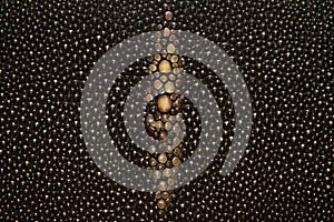 Crocodile leather bag