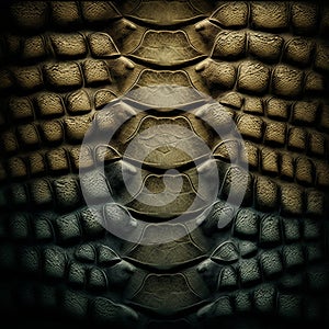 Crocodile Leather Textured Background (generative AI)