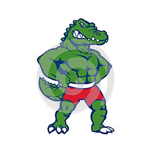 Crocodile Mascot illustration