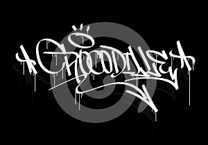 CROCODILLE graffiti tag style design