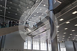 Crocus Expo. Peolpes going high