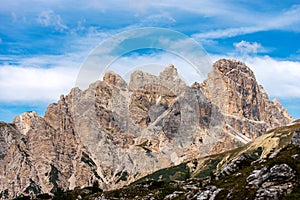 Croda dei Rondoi and Monte Rudo - Sesto Dolomites Italian Alps photo