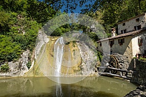 Croda`s Watermill, ancient place in Valdobbiadene area, Veneto, Italy