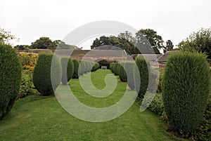 Croft Castle garden in England