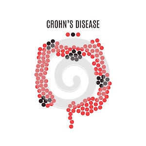 Crohn`s disease pills poster photo