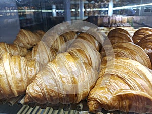 Croissant on the display