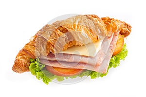 Croissant ham cheese