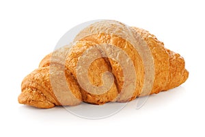 Croissant isolated on white background