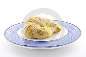 Croissant on a Plate