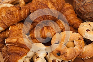 Croissants and fresh baked breads
