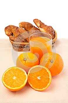 A naranja jugo 