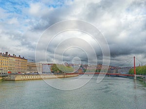 the croix rousse district of lyon old town, Lyon, France