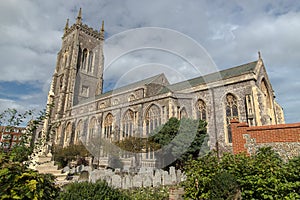 Cromer parrish church in Norfolk, UK.