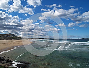 Cronulla beach and clouds photo