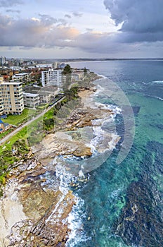 Cronulla Coastal seascape panorama photo