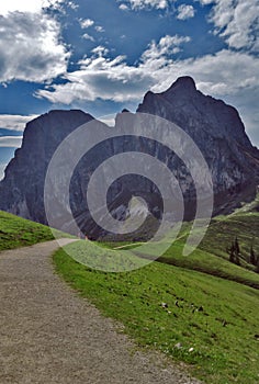 Croocked Mountain on Summer, Austria