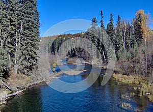 The Crooked River near Bear Lake in BC