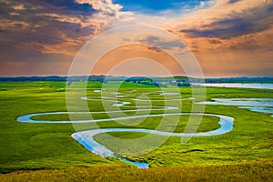 Crooked River sunset