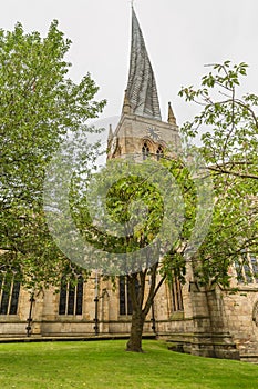 The Crooked Spire in Chesterfield, Derbyshire , England