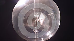 Crookes radiometer, light mill for measuring intensity of radiant energy