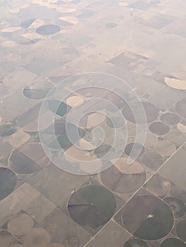 Crop circles of Texas