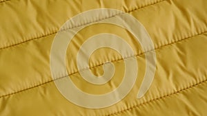 Crop view of yellow quilt