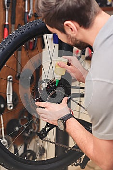 cropped shot of young repairman