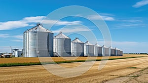 crops silo farm