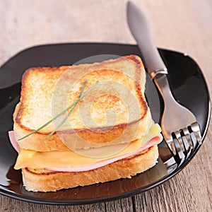 Croque monsieur photo