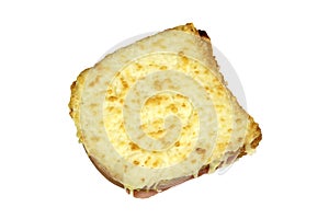 Croque-monsieur on a plate