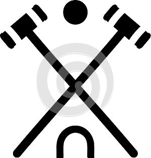 Croquet Equipment vector