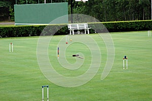 Croquet field