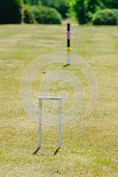 Croquet hoop