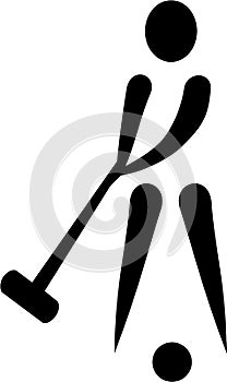 Croquet Icon player