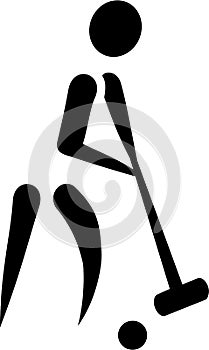 Croquet Player Icon