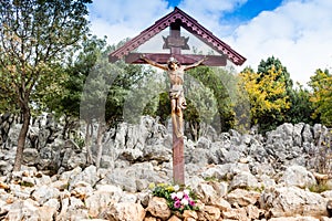 Cross on Apparition hill photo