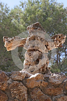 Cross, Bethlehem, Grotto of the Shepards Field Church photo