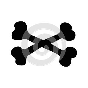 Cross bones icon photo