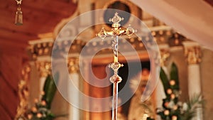 Cross in Catholic church