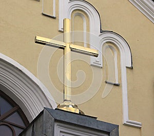 A cross on the catholick cathedral