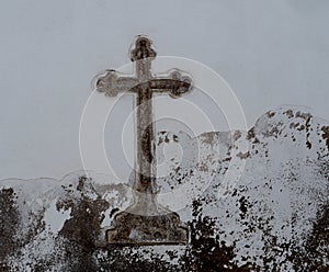 Chapel Of Nossa Senhora Do Pe Da Crus In Faro Portugal photo