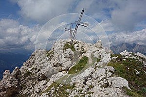 Cross on Coldai Peak