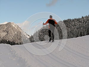 Cross-country ski run